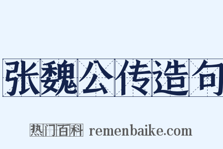 张魏公传造句是什么意思的图片